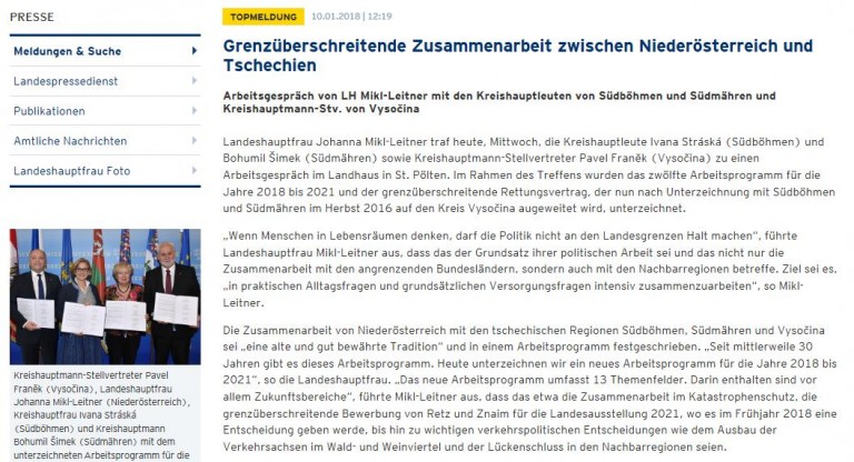 Standortentscheidung Landesausstellung 2021 wird am Die. 5. Juni 2018 verkündet