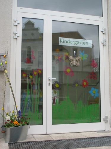 Eingang neue Kindergartengruppe